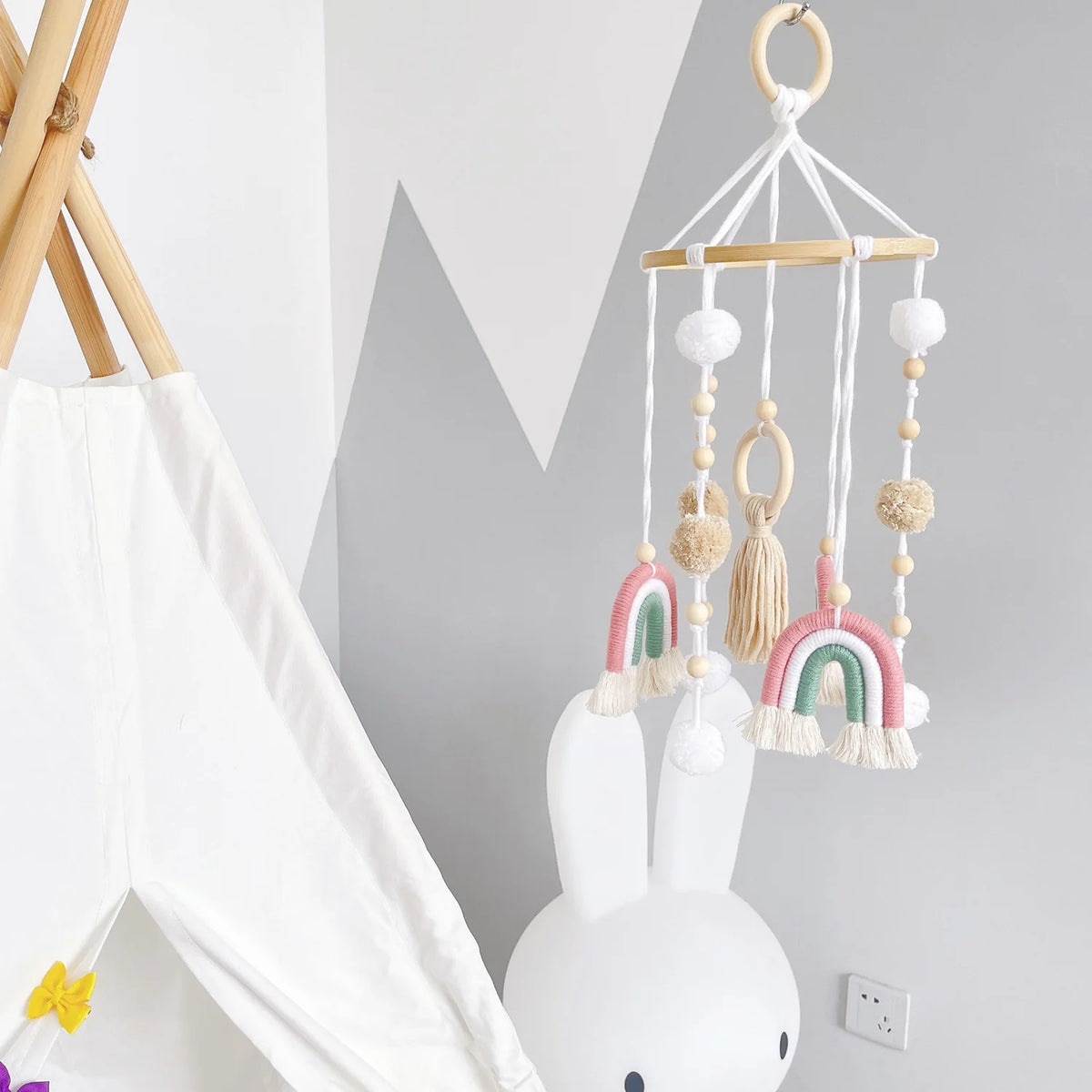 Children's Room Air Balance Pendant Rainbow Starry Sky Ins Wall Hanging Decoration Homestay Indoor Living Room Creative Pendant