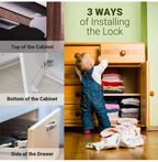 Magnetic Baby Proofing Locks Child Safety Latches For Drawers Cabinets Kids Protection Childproof Security Systems Home