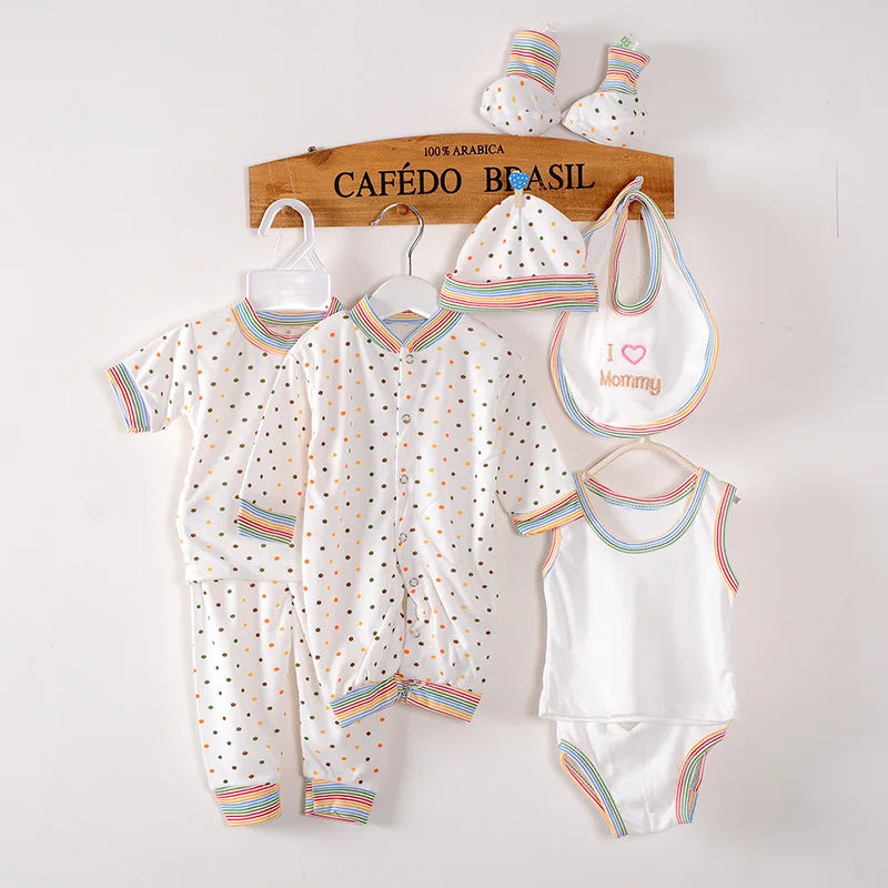 8pcs/set Children's Clothing Baby Newborn Set Pure Cotton 0-3M Baby Clothes Spring Autumn
