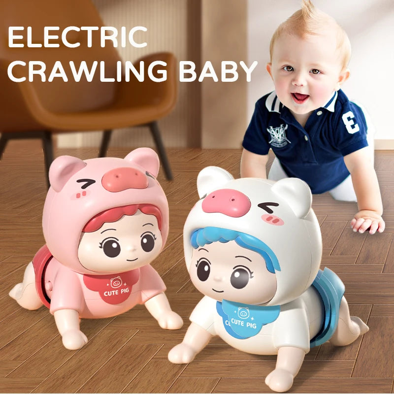 Musical Baby Crawling Activity Toy