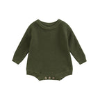 Baby Rompers Cotton Knit Clothes Newborn Infants Solid Color Playsuits Boys and Girls Sweater Jumpsuits Babies Clothing