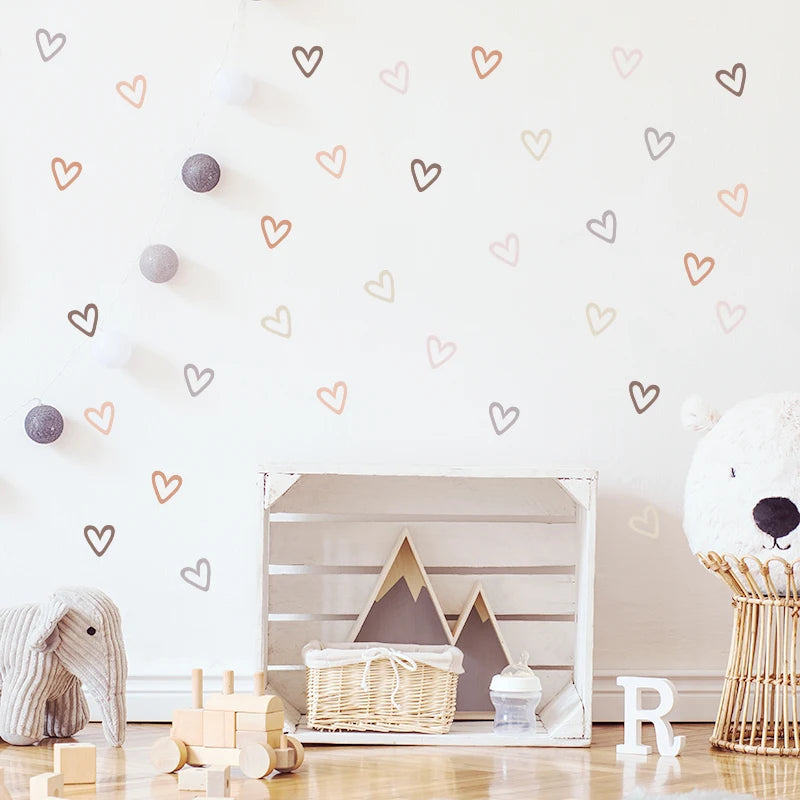 Heart Wall Decals for Nursery