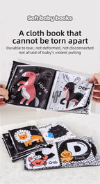 High-Contrast Soft Baby Cloth Book