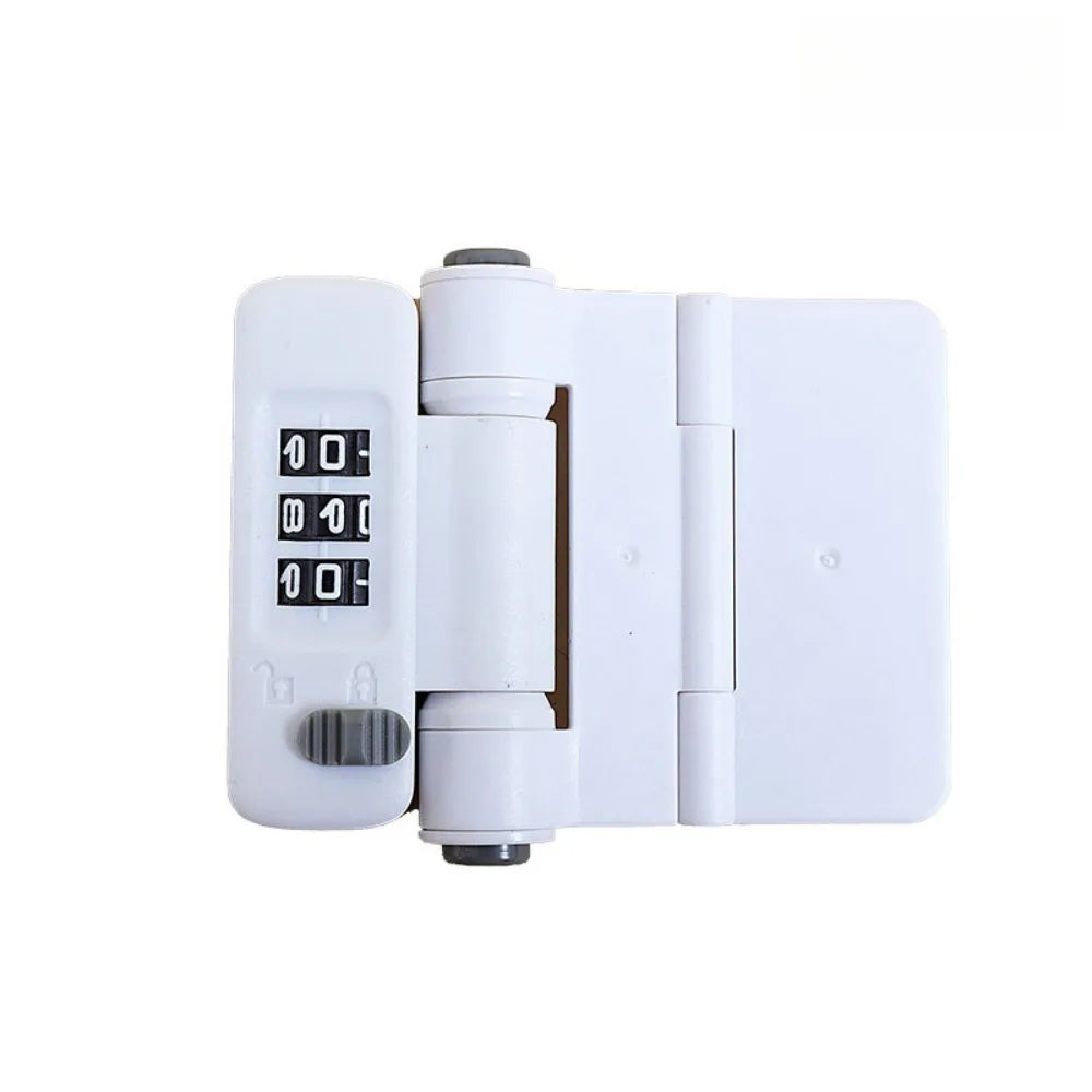 Baby Safety Drawer Lock password Anti-Pinching Hand Cabinet Drawer Locks Plastic White Safety Buckle for Kids Protection