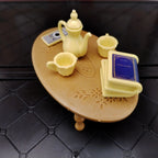 Miniature Items Dollhouse Furniture Accessories Living Room Bedroom Supermarket Shopping Games Family Interaction Doll Kids Toys