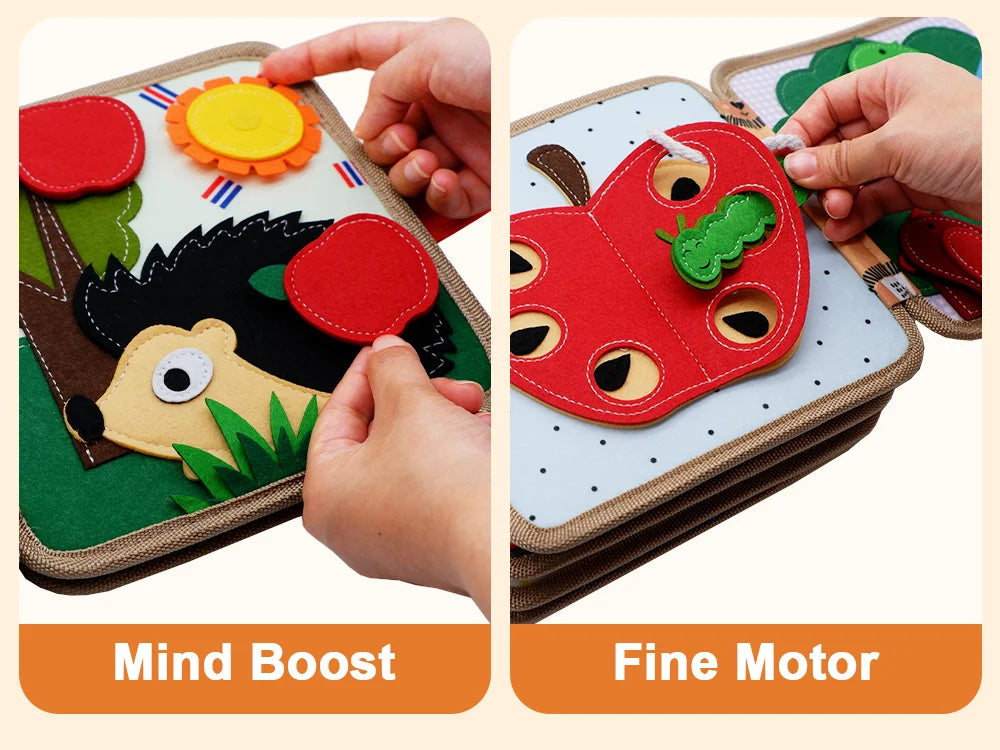 Montessori Busy Book for Toddlers