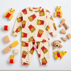 Baby Clothes Sets Cute Autumn Animal Pattern Kids Tops + Long Pants Cotton Casual 2pcs