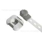 3Pcs/Set Child Safety Strap Locks Multi-Use Adhesive Plastic Baby Proofing Locks For Cabinets and Drawers,Toilet,Fridge