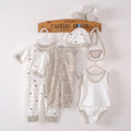 8pcs/set Children's Clothing Baby Newborn Set Pure Cotton 0-3M Baby Clothes Spring Autumn