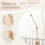 Baby Rattle Toy 0-12 Months Toys Wooden Mobile Bed Bell Floor Stand Bracket Newborn Bed Bell Hanging Holder Bracket Infant Crib
