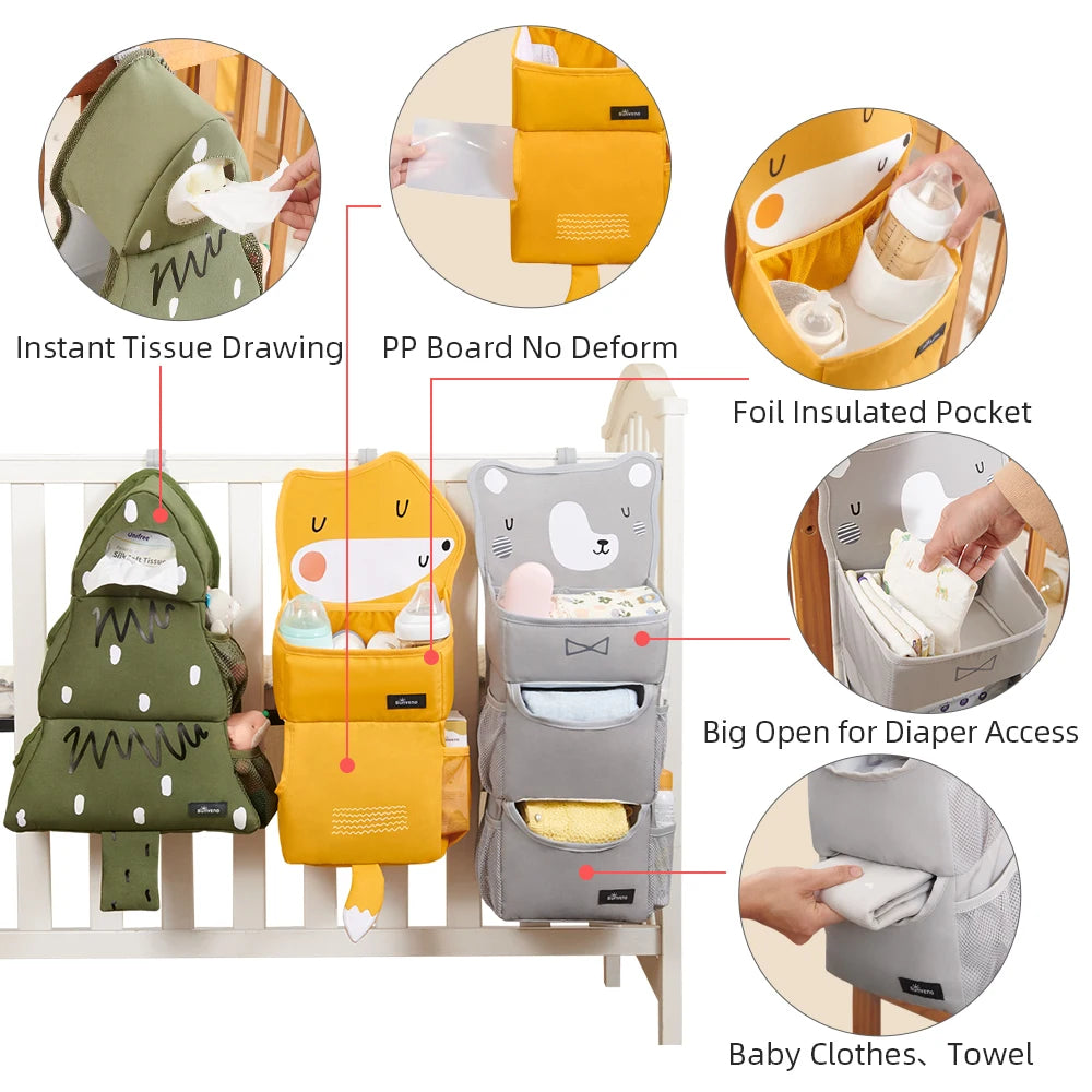 Baby Crib Hanging Storage Bag