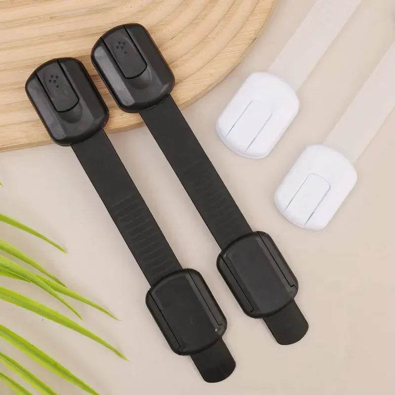 Baby Safety Cabinet Locks Adhesive Child Proofing Latches To Baby Proof Cupboard Drawers Fridge Adjustable Kids Proofing Straps