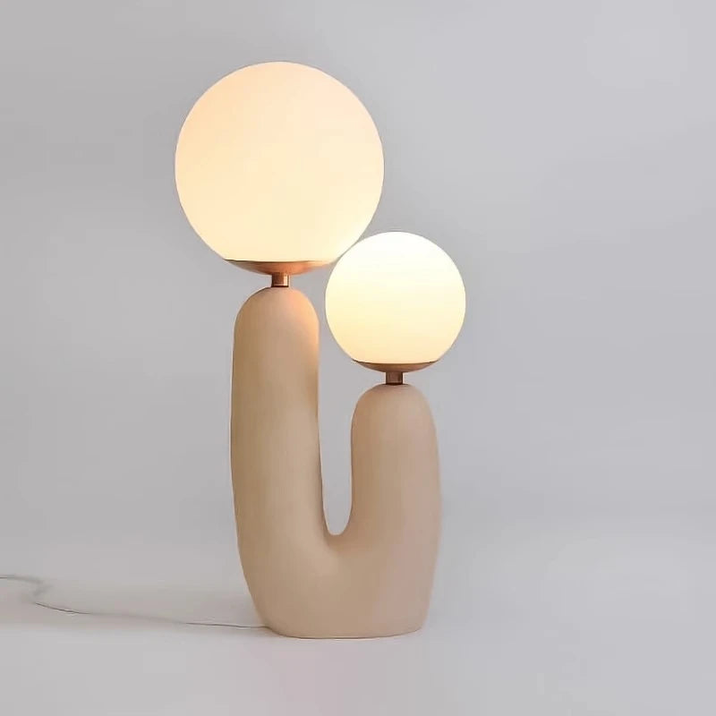 Nordic Children's Room Bedroom Bedside Lamp Creative Art Table Lamp Decoration Model Room Living Room Double Head Table Lamp