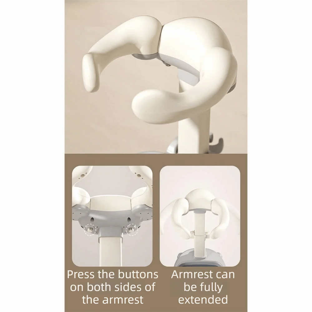 Non-Slip Baby Bath Stand Adjustable Free-Standing Baby Standing Shower Stand Safe Multifunctional Infant Bath Support