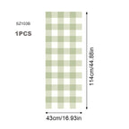 Pastel Checkered Pink & Green Wallpaper Nursery Child Art Decal Kids Room Bedroom Living Home Decor Waterproof Peel and Stick