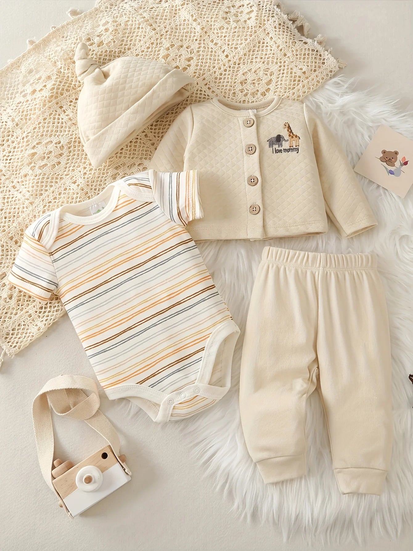 4-Piece Baby Autumn & Winter Set