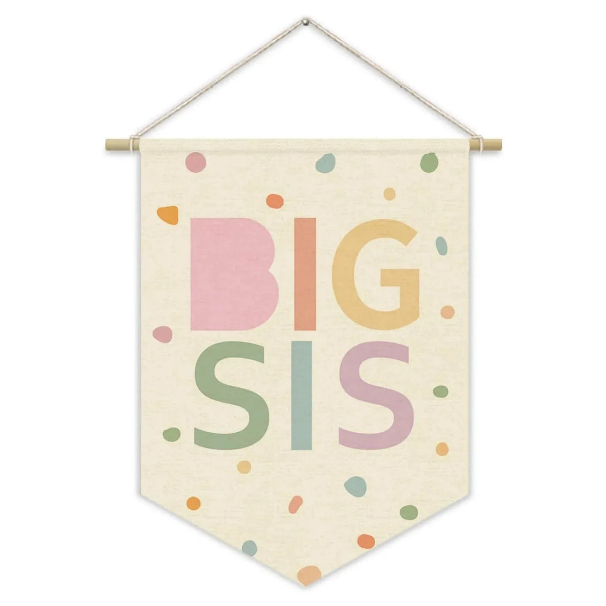 Nursery Decor Canvas Banner,Boy Bedroom Playroom Wall Art Decorations,Boho Twin Room Sign, Big Bro Lil Bro, Sage Green Blue Kids