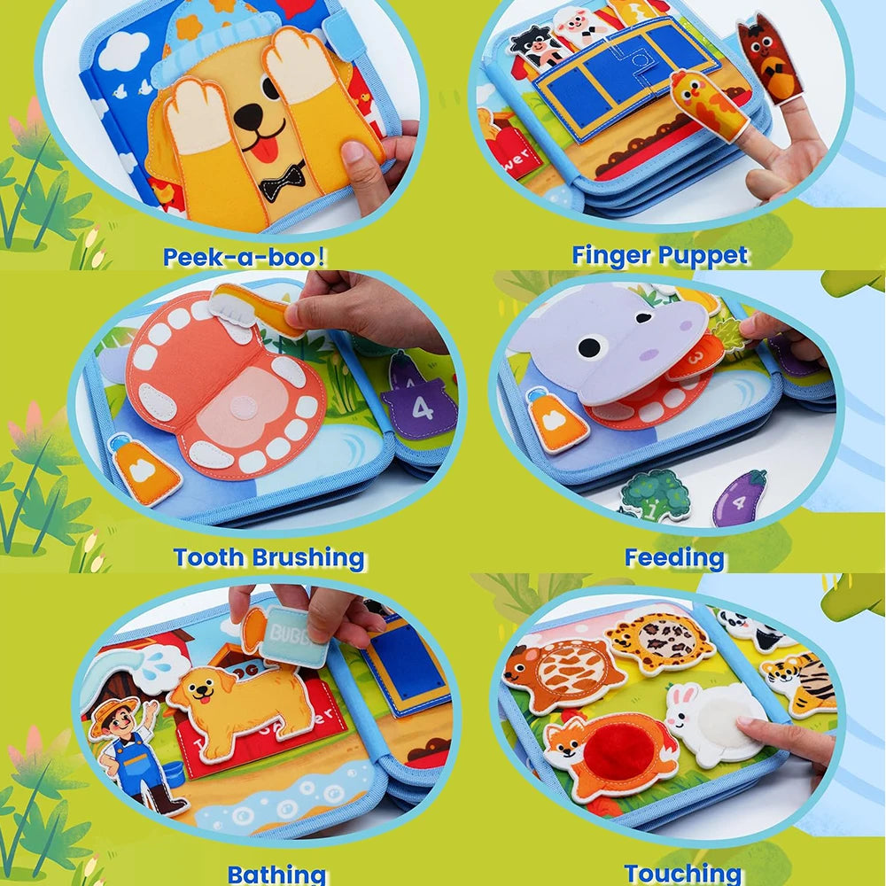 Toddler Life Skills Busy Board