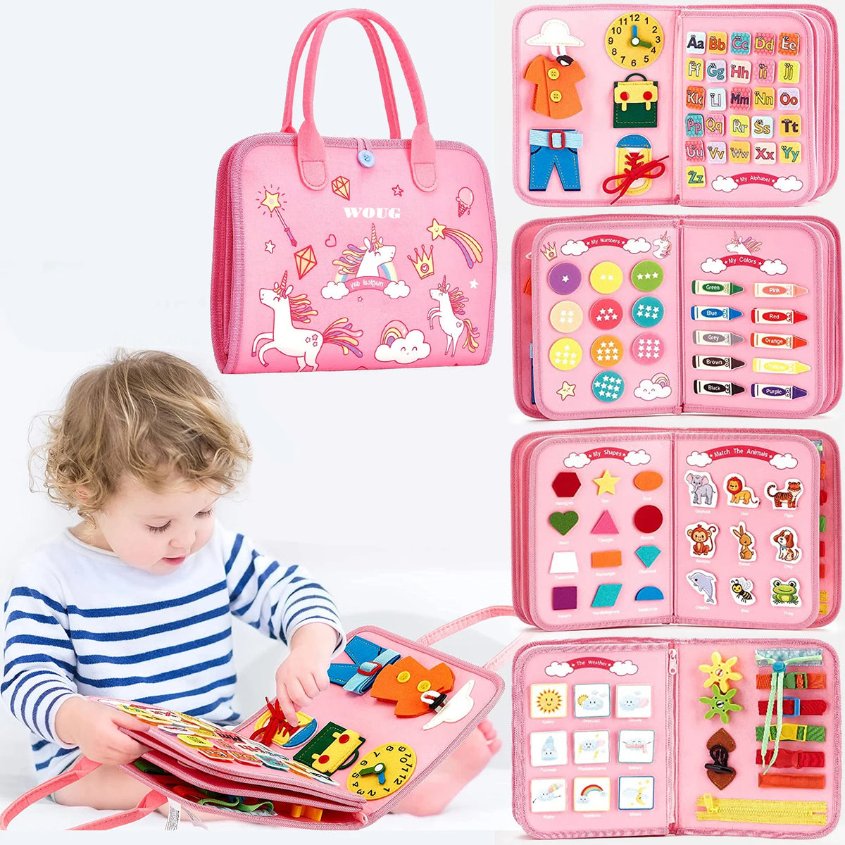 Toddler Montessori Busy Board