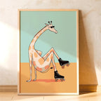 Animal-themed Baby Room Posters: Stylish and Playful Animal Prints Whimsical Canvas Wall Art Suitable for Modern Baby Room De
