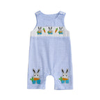 Baby Boy Embroidered Romper