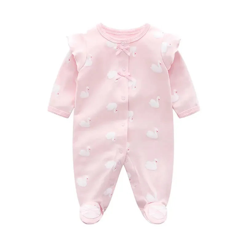 Newborn Baby Clothes Spring Baby Romper Princess style girls Sleepsuit Girl Sleepwear One-pieces Jumpsuit Baby Clothing Jumpsuit
