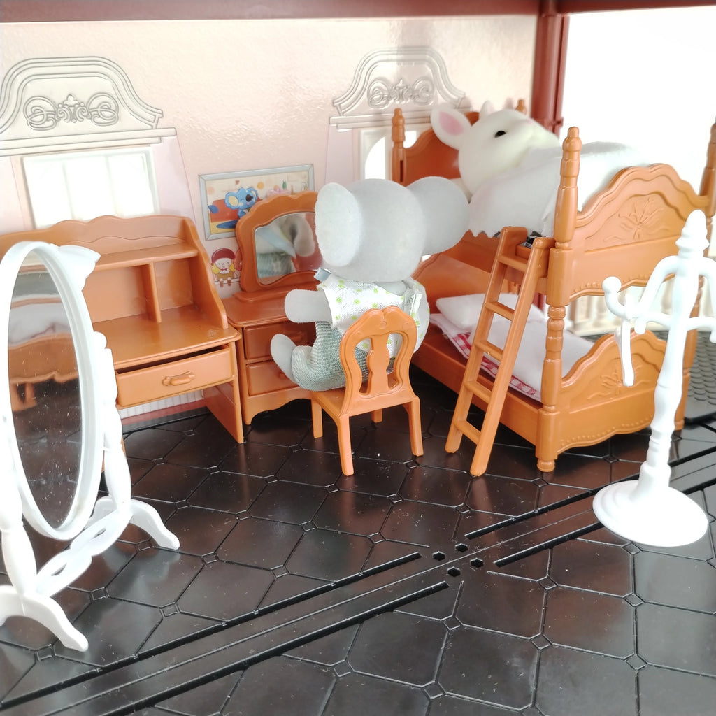 Miniature Items Dollhouse Furniture Accessories Living Room Bedroom Supermarket Shopping Games Family Interaction Doll Kids Toys