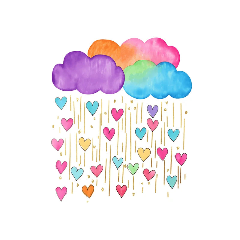 Cartoon Cute Unicorn Nursery Girl Room Pastel Rainbow Art Poster Canvas Painting Wall Prints Picture Children Room Home Decor