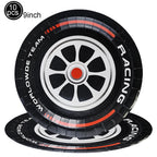 Racing Car Theme Disposable Tablecloth Red Black White Checkered Pattern Boys Kids Birthday Party Decoration Supplies Gifts ﻿