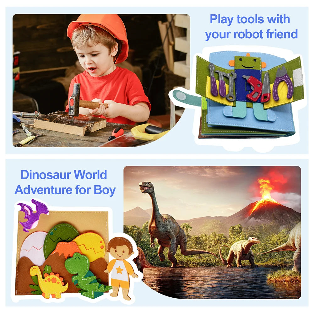 Montessori Busy Book for Toddlers