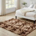 Furry Carpet Living Room Mat Modern Bedroom Nordic Style Decoration Carpet Large Size Black Gray White Non Slip Children's Rugs