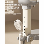 Non-Slip Baby Bath Stand Adjustable Free-Standing Baby Standing Shower Stand Safe Multifunctional Infant Bath Support