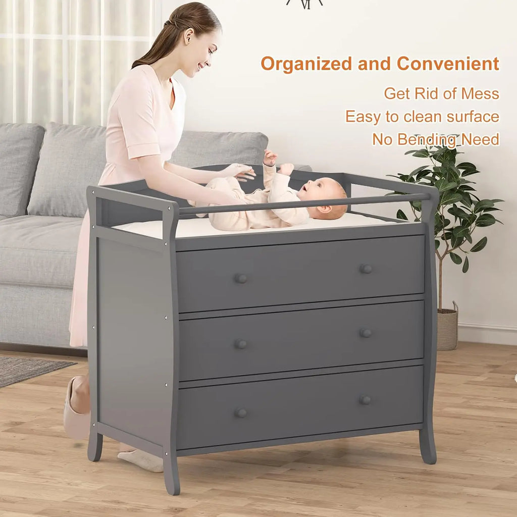 Wooden Baby Changing Station