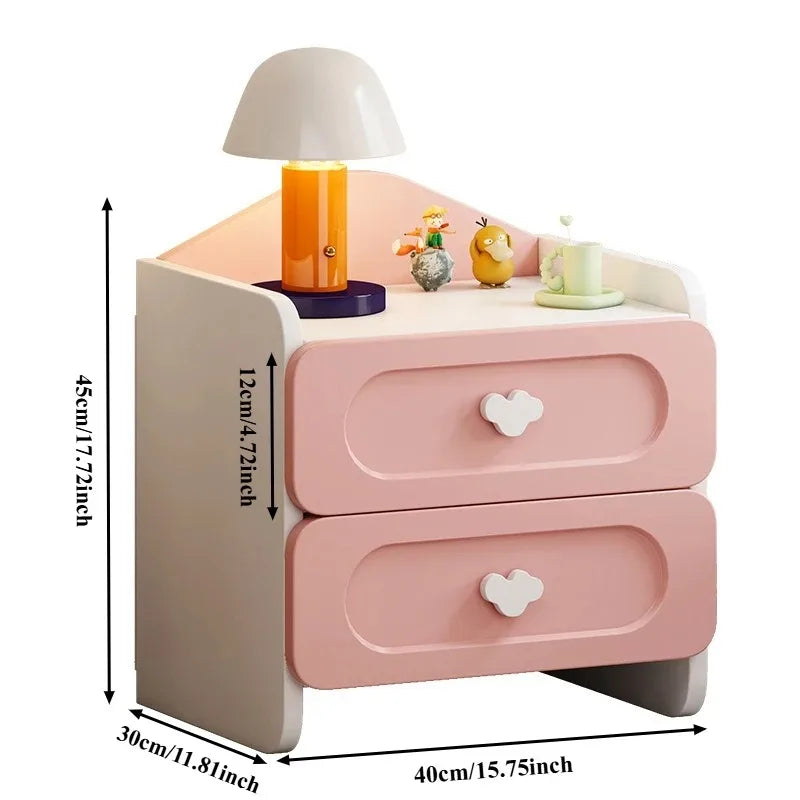 Modern Nightstand Bed Side Table Dressing Bedside Table Small Cabinet Sofa Tea Table Multifunctional Cabinet Furniture
