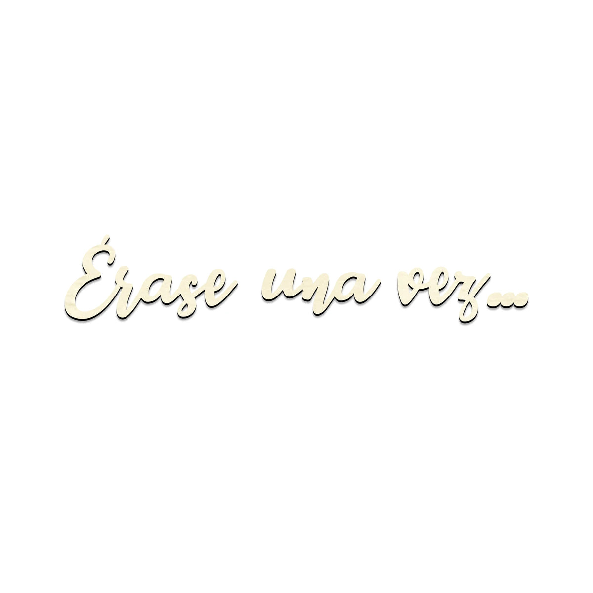 Spanish Erase Una Vez Wooden Wall Sign Fairy Tale Themed Nursery Decor Rustic Storybook Reading Nook Kids Room Art