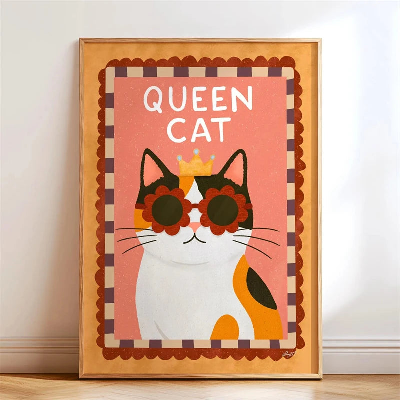Animal-themed Baby Room Posters: Stylish and Playful Animal Prints Whimsical Canvas Wall Art Suitable for Modern Baby Room De