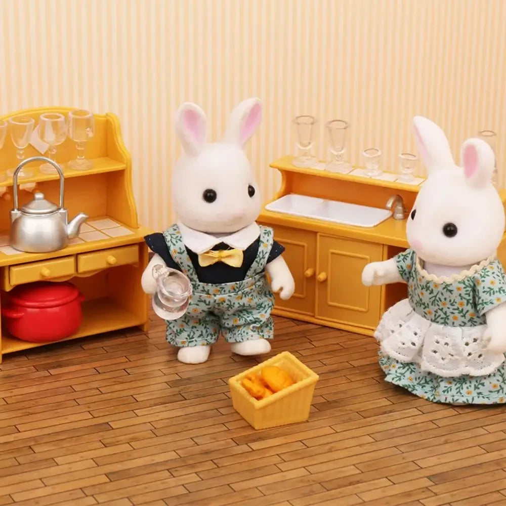 1:12 Forest Animal Dollhouse Furniture Set