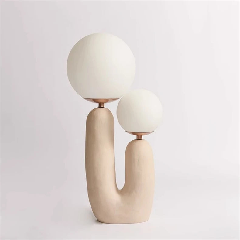 Nordic Children's Room Bedroom Bedside Lamp Creative Art Table Lamp Decoration Model Room Living Room Double Head Table Lamp