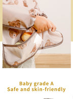 1 PC Waterproof Baby Feeding Bib  Boy Girl Painting Baby's Soft Waterproof Bib Child Meal Eating Apron with Long Sleeves