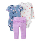 3-Piece Newborn Cotton Outfit Set