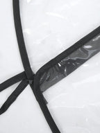 Baby stroller accessories waterproof and rainproof cover transparent windproof and dustproof opened for baby stroller raincoats