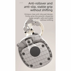 Non-Slip Baby Bath Stand Adjustable Free-Standing Baby Standing Shower Stand Safe Multifunctional Infant Bath Support