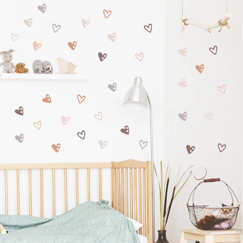 Heart Wall Decals for Nursery