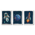 Astronaut Space Themed Nursery Prints Poster Kids Space Themed Bedroom Decor Nursery Decoration Kids Room Nursery Decorative