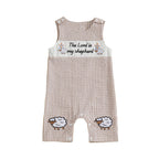 Baby Boy Embroidered Romper