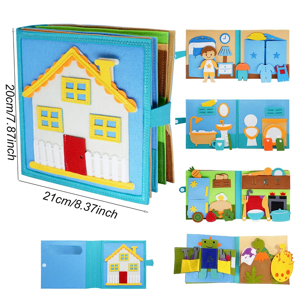 Montessori Busy Book for Toddlers