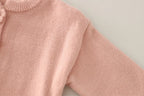 Baby Girls Clothing Sets Spring Autumn Children Casual Clothes Outfits Infant Floral Knitted Coat T Shirt Pants 3 Pieces Suits