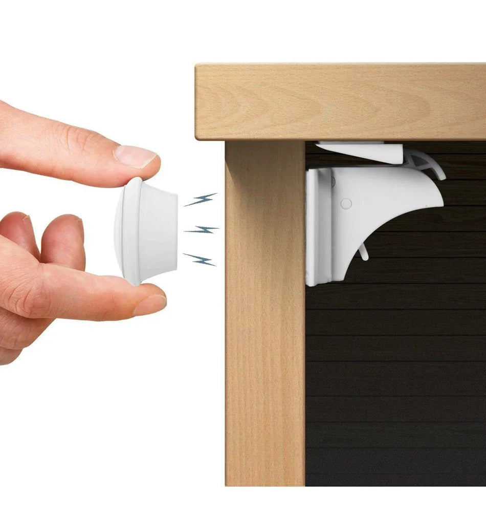 Magnetic Baby Proofing Locks Child Safety Latches For Drawers Cabinets Kids Protection Childproof Security Systems Home