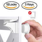 Magnetic Baby Proofing Locks Child Safety Latches For Drawers Cabinets Kids Protection Childproof Security Systems Home
