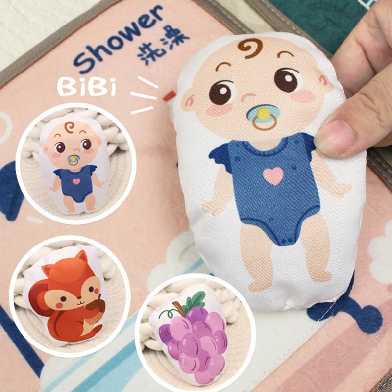 Montessori Animal & Nature Cloth Book